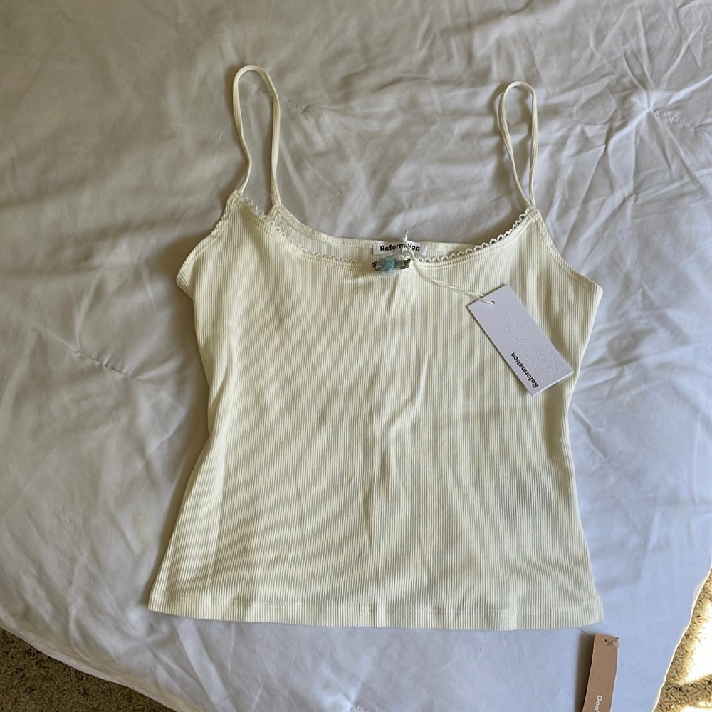 Reformation ever Leigh knit tank